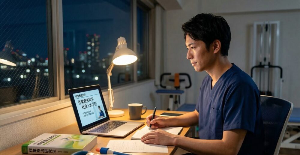 作業療法士が大学院へ働きながら通うための秘訣！学費や通信制の口コミも解説