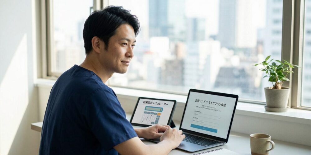 作業療法士が訪問リハビリでのキャリアと生活設計