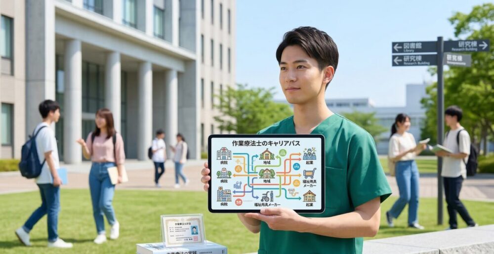 作業療法士に向いてない学生でも納得できる大学生活と進路の選び方