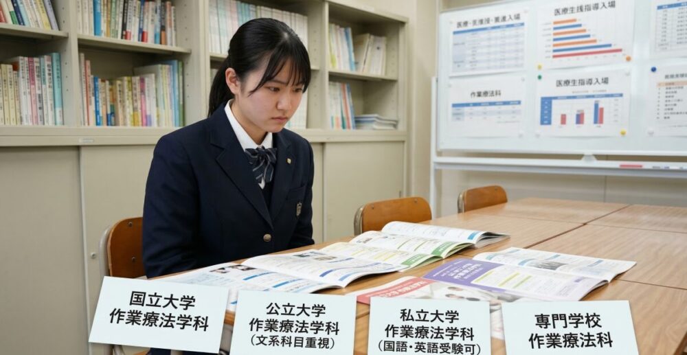 作業療法士を目指す文系向けの大学や国公立私立の違い