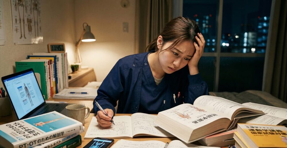 理学療法士の勉強についていけない時の処方箋！効率的な学習法と心の整え方