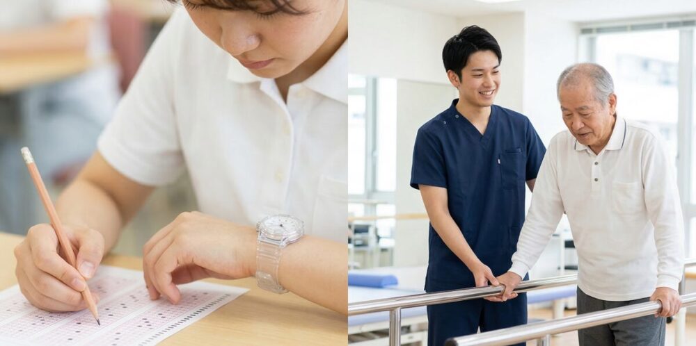 理学療法士の国家試験の時間配分と合格後のキャリアを考える