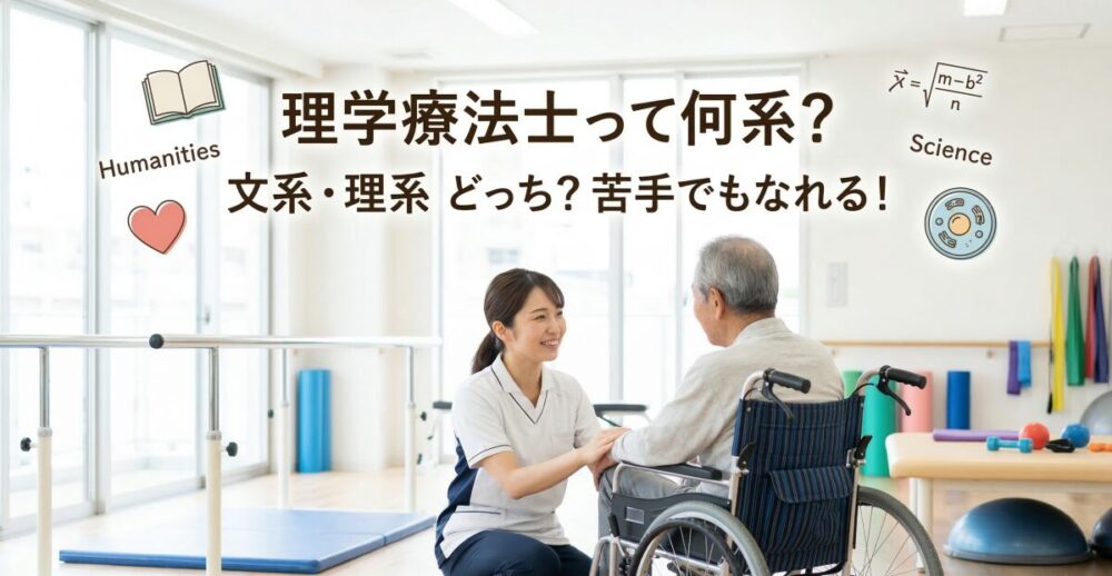 理学療法士は何系？理系が苦手でも大丈夫？合格する秘訣と大学選びのコツ