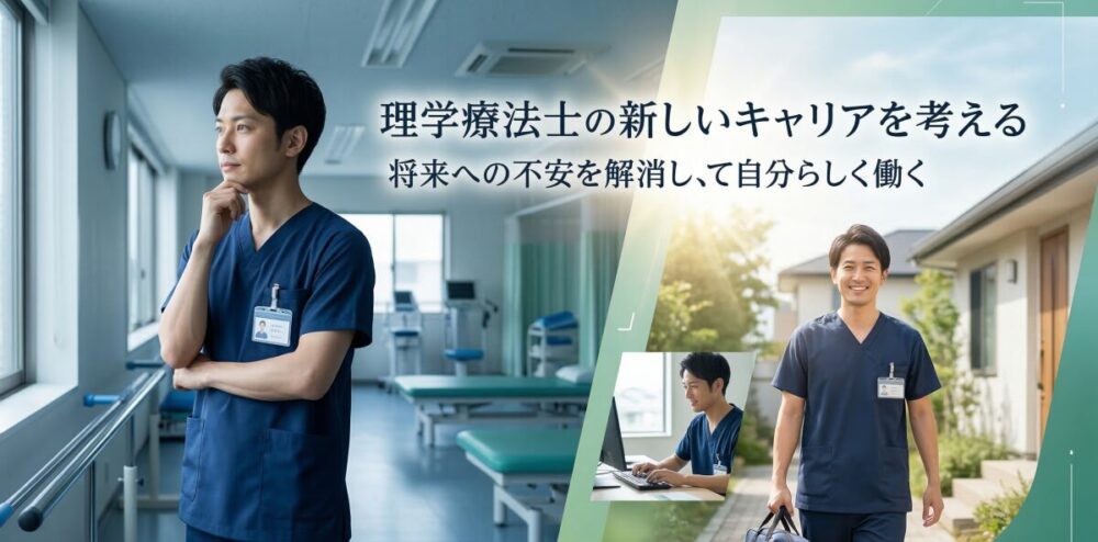 理学療法士は負け組？現状の不安を解消して自分らしいキャリアを作る方法