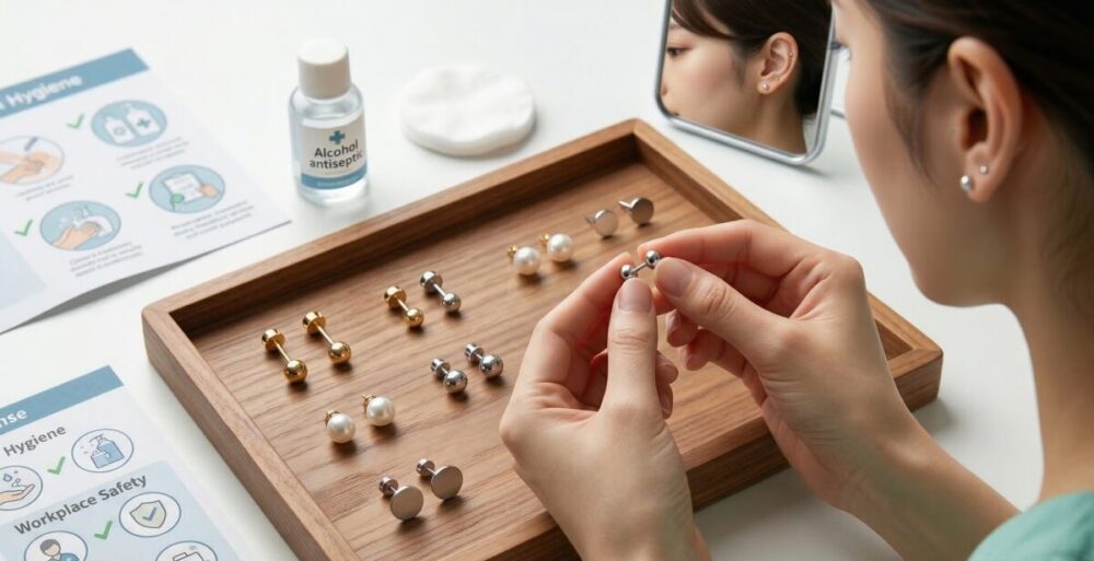 言語聴覚士がピアスを選ぶ際に失敗しないための注意点とおすすめ
