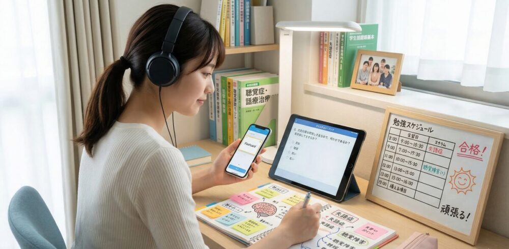 言語聴覚士の勉強時間を効率化するツールとモチベーション維持