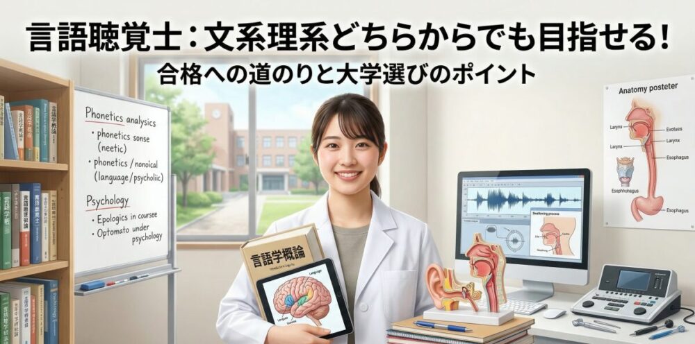 言語聴覚士は文系理系どちらが有利？合格への道のりと大学選びのポイント