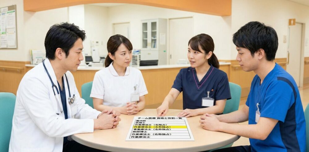 医療業界の業務独占資格一覧から学ぶリハビリ職の立ち位置