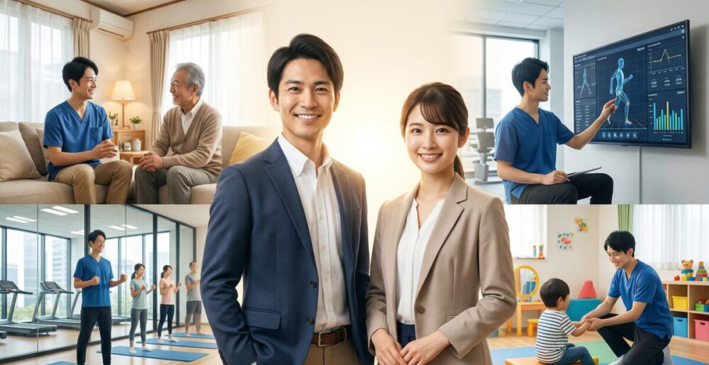 理学療法士が活かせる仕事で自分らしく輝くために