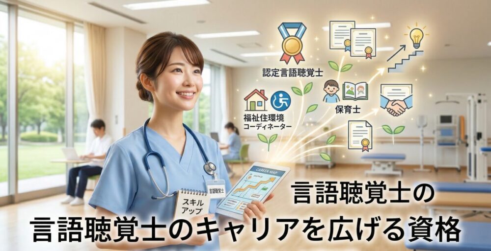 言語聴覚士が持っているといい資格とは？キャリアの幅を広げるおすすめの組み合わせ