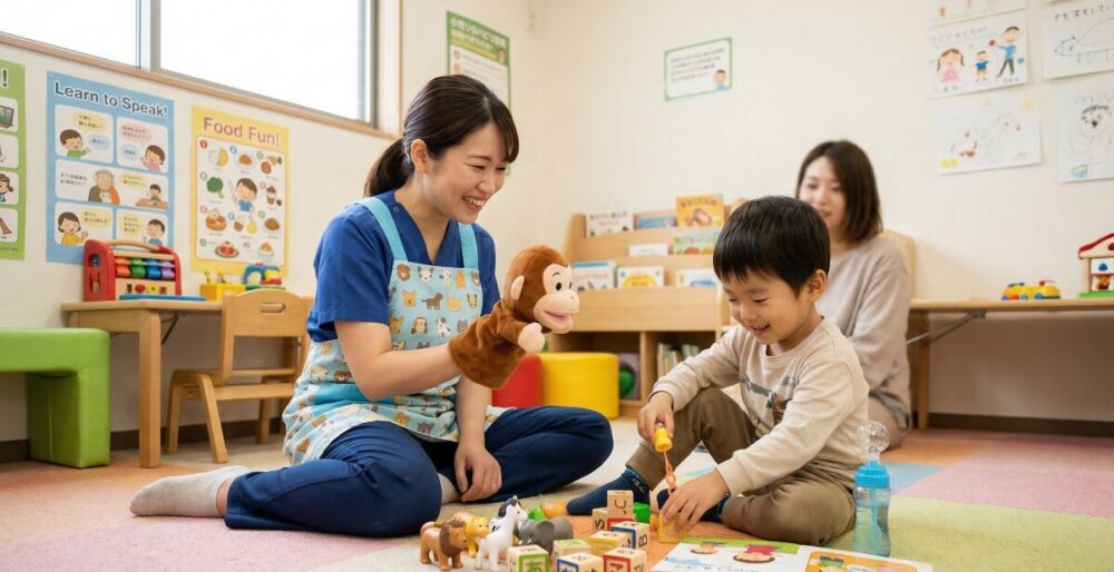 言語聴覚士の訓練内容における対象者別の違い